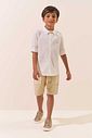 Bermuda em moletwill com elastano 97062 LucBoo Infantil Menino