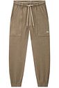 Calça jogger em malha denim com elastano 89982 LucBoo Infantil Menino