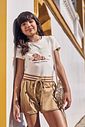 Conjunto de blusa em cotton e shorts em molevisco 95904 Lilimoon Teen Menina