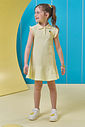 Vestido em cotton fio tinto 95340 Kukiê Infantil Menina Vestido em cotton fio tinto 95340 Kukiê Infantil Menina