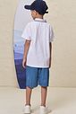 Conjunto de camisa polo em piquet com elastano e bermuda em jeans teca 99326 LucBoo Infantil Menino Conjunto de camisa polo em piquet com elastano e bermuda em jeans teca 99326 LucBoo Infantil Menino