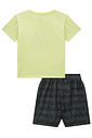 Conjunto de camiseta em meia malha e bermuda em nylon ergonomic com elastano 99249 Johnny Fox Teen Menino