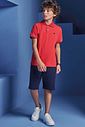 Conjunto de camisa polo em piquet com elastano e bermuda em sarja girassol com elastano 98821 Johnny Fox Teen Menino Conjunto de camisa polo em piquet com elastano e bermuda em sarja girassol com elastano 98821 Johnny Fox Teen Menino