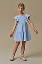 Vestido em tricoline maquinetado 96669 Infanti Infantil Menina
