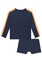 Conjunto de camiseta e sunga em malha uv dry com proteção UV50+ 93343 Johnny Fox Teen Menino Conjunto de camiseta e sunga em malha uv dry com proteção UV50+ 93343 Johnny Fox Teen Menino