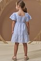 Vestido em tricoline listrado 3D floral 96892 Infanti Infantil Menina Vestido em tricoline listrado 3D floral 96892 Infanti Infantil Menina