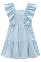Vestido em tricoline maquinetado 96669 Infanti Infantil Menina