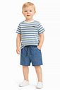 Conjunto de camiseta em malha brizza e bermuda em jeans benicio 96136 LucBoo Infantil Menino Conjunto de camiseta em malha brizza e bermuda em jeans benicio 96136 LucBoo Infantil Menino