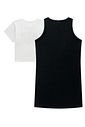 Conjunto de vestido em canelado liz e blusa sobreposição em meia malha 98871 Vic Teen Menina Conjunto de vestido em canelado liz e blusa sobreposição em meia malha 98871 Vic Teen Menina