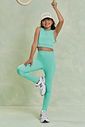 Calça legging em malha poliamida com proteção UV 50+ 96471 Lilimoon Teen Menina
