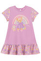Vestido em cotton e malha power 92959 Kukiê Bebê Menina