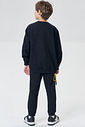 Conjunto de blusão e calça jogger em moletom com pelúcia 90464 Johnny Fox Teen Menino Conjunto de blusão e calça jogger em moletom com pelúcia 90464 Johnny Fox Teen Menino
