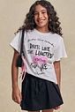 Camiseta comfy em meia malha 94891 Lilimoon Teen Menina Camiseta comfy em meia malha 94891 Lilimoon Teen Menina