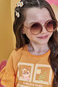 Óculos de sol com proteção UV. Acompanha caixinha e estojo porta óculos. 85786 Infanti Infantil Menina