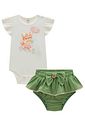 Conjunto de body em cotton e tapa fralda em linho com elastano 98573 Infanti Bebê Menina Conjunto de body em cotton e tapa fralda em linho com elastano 98573 Infanti Bebê Menina