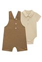 Conjunto de body polo em piquet com elastano e jardineira em cotton jeans com elastano 96232 LucBoo Bebê Menino Conjunto de body polo em piquet com elastano e jardineira em cotton jeans com elastano 96232 LucBoo Bebê Menino