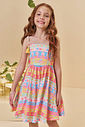 Vestido em malha fresh 94803 Kukiê Infantil Menina