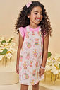Conjunto de blusa em cotton e salopete em moletom linho sem pelúcia 96013 Kukiê Infantil Menina Conjunto de blusa em cotton e salopete em moletom linho sem pelúcia 96013 Kukiê Infantil Menina