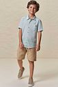 Camisa em linho verano 99008 LucBoo Infantil Menino Camisa em linho verano 99008 LucBoo Infantil Menino