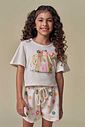 Conjunto de blusa em malha fresh com shorts em molecotton 96953 Infanti Infantil Menina Conjunto de blusa em malha fresh com shorts em molecotton 96953 Infanti Infantil Menina