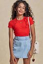 Blusa em canelado luna 98028 Lilimoon Teen Menina Blusa em canelado luna 98028 Lilimoon Teen Menina