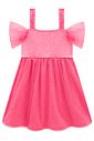 Fantasia de Princesa (Vestido em malha e tule brilho) 97606 Kukiê Infantil Menina