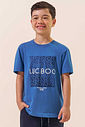 Camiseta em meia malha 96290 LucBoo Infantil Menino Camiseta em meia malha 96290 LucBoo Infantil Menino