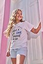Conjunto de camiseta comfy em meia malha e shorts em sarja com elastano 96303 Lilimoon Teen Menina Conjunto de camiseta comfy em meia malha e shorts em sarja com elastano 96303 Lilimoon Teen Menina