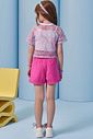 Trio de top em ribana canelada, blusa em tela fashion e shorts em cupro 93253 Infanti Infantil Menina Trio de top em ribana canelada, blusa em tela fashion e shorts em cupro 93253 Infanti Infantil Menina