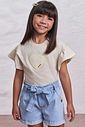 Blusa em meia malha 98349 Infanti Infantil Menina