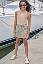 Short saia em sarja com elastano 98175 Lilimoon Teen Menina