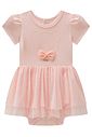 Vestbody em cotton e tule com elastano 98046 Kukiê Bebê Menina Vestbody em cotton e tule com elastano 98046 Kukiê Bebê Menina