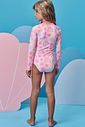 Maiô em malha UV dry com proteção UV 50+ 93163 Infanti Infantil Menina