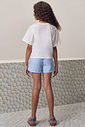 Conjunto de blusa em meia malha e short saia em tecido new positano 98809 Lilimoon Teen Menina Conjunto de blusa em meia malha e short saia em tecido new positano 98809 Lilimoon Teen Menina