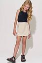 Conjunto de regata em canelado liz e short saia em tecido plano de viscose 94628 Lilimoon Teen Menina Conjunto de regata em canelado liz e short saia em tecido plano de viscose 94628 Lilimoon Teen Menina