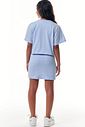Conjunto de vestido em canelado liz e blusa sobreposição em meia malha 95948 Vic Teen Menina Conjunto de vestido em canelado liz e blusa sobreposição em meia malha 95948 Vic Teen Menina
