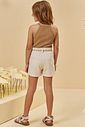 Conjunto de regata em soft line e shorts em linho santorini com elastano 94802 Kukiê Infantil Menina