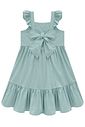 Vestido em tricoline com elastano e tricoline bordado 97010 Infanti Infantil Menina Vestido em tricoline com elastano e tricoline bordado 97010 Infanti Infantil Menina