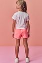 Conjunto de blusa em meia malha e shorts em moletom sem pelúcia 95558 Infanti Infantil Menina