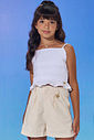 Regata em tricoline com elastano 98914 Vic Teen Menina