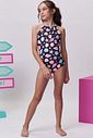 Conjunto de maiô e saída de praia em malha UV50 96685 Vic Teen Menina Conjunto de maiô e saída de praia em malha UV50 96685 Vic Teen Menina