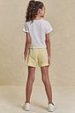 Conjunto de blusa em meia malha e shorts em moletom sem pelúcia 95908 Lilimoon Teen Menina