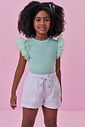 Blusa em meia malha 99431 Kukiê Infantil Menina
