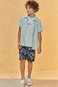 Bermuda em nylon ergonomic com elastano 96700 Johnny Fox Teen Menino
