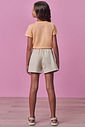 Shorts em sarja com elastano 98801 Vic Teen Menina