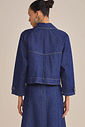 Jaqueta ampla em denim 89292 Linzzi