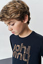 Camiseta em modal com elastano 92942 Johnny Fox Teen Menino Camiseta em modal com elastano 92942 Johnny Fox Teen Menino
