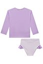 Conjunto de blusa e calcinha em malha UV dry com proteção UV 50+ 95584 Infanti Infantil Menina Conjunto de blusa e calcinha em malha UV dry com proteção UV 50+ 95584 Infanti Infantil Menina