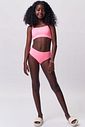 Conjunto de biquíni com top e calcinha tradicional em malha UV Dry com proteção UV 50+ 92878 Lilimoon Teen Menina