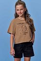Shorts em jeans black com elastano 97950 Vic Teen Menina Shorts em jeans black com elastano 97950 Vic Teen Menina